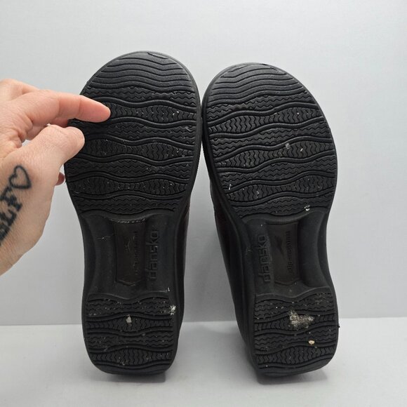 Dansko | 'Courtney' brown leather Mary Jane platform boho shoes | WMS 6.5 - Picture 10 of 10